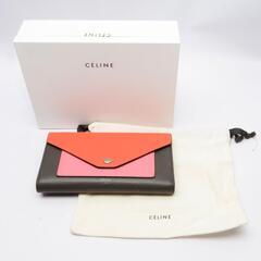 CELINE セリーヌ 長財布 レディース トライフォールデッド サイフ