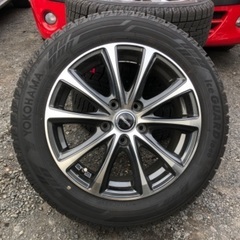 セレナに使用スタットレスタイヤアルミホイール4本セットナット付き