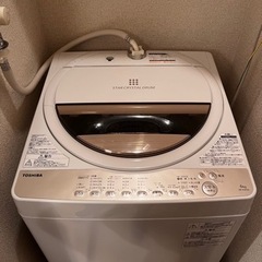 【至急】洗濯機　東芝　AW-6G8（W）