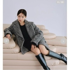 美品♡snidel  オーバーボックスジャケットコート