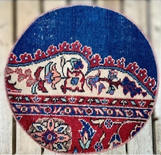【SALE】54cm✴︎ヴィンテージ  トルコラグ1970s