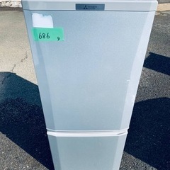 ER686番 三菱ノンフロン冷凍冷蔵庫 MR-P15C-S 形