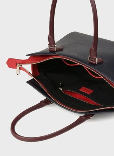 Paul Smith ポールスミス トートバッグ レディース ブロック ネイビー