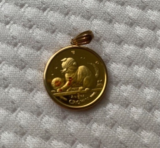 キャットコイン金貨 マン島 キャットコイン☆マンクスキャット／1970年