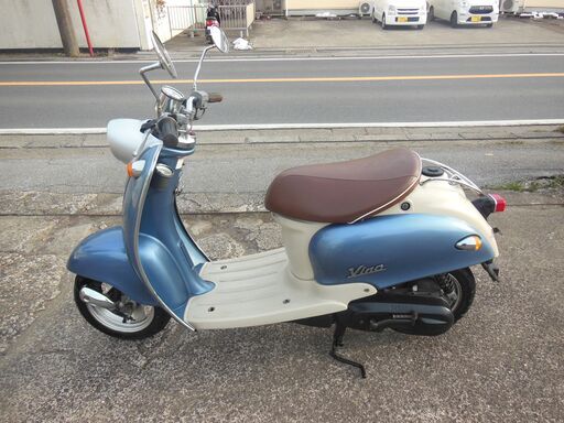 2st YAMAHA 2st VINOビーノ スカイブルー セル始動　速く好調 納車整備点検済み 前後バリ山 登録後すぐ乗り出せます。直接引き渡し　配送手配も可　SA10J　５AU　４JP　原付 2st YAMAHA 2st VINOビーノ スカイブルー セル始動 速く好調 納車整備