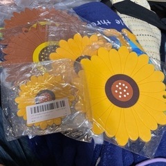 【お得🉐新品】ひまわり🌻鍋置き　コップ置きなど　セット出品！