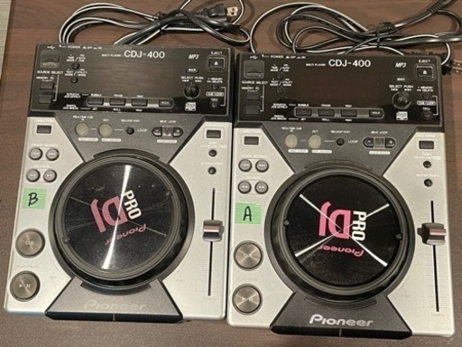 pioneer CDJ-400２台セット(小難あり)