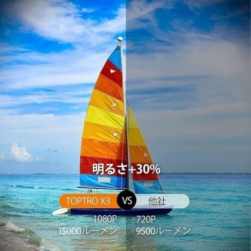 ✨新品・現品限り✨【プロジェクター】 ホームシアター 短焦点 15000lm