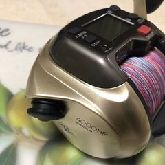 【電動リール】シマノ電動丸 4000HP〖結構美品！〗PE5号600ｍ付〖値下げしました！〗