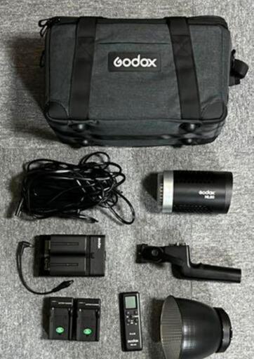 youtubeセット　godoxml60＋ソフトボックス、グリーンバック、ライトスタンド、グリーンバックセット