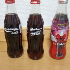 コカ・コーラ限定ボトル３本