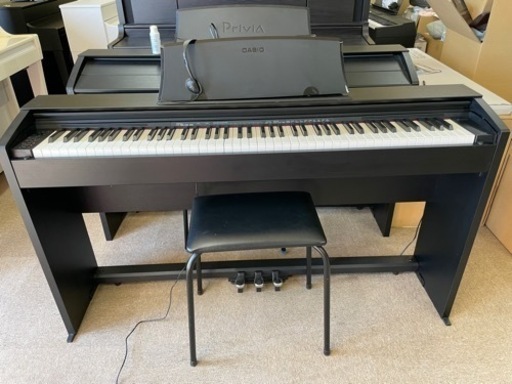2019年製 カシオCasio PX-770BK ブラックウッド調 Privia 88鍵盤 電子ピアノ