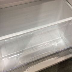 （6/2受渡済）JT8241【SHARP/シャープ 2ドア冷蔵庫】美品 2022年製 SJ-H13E-S 家電 キッチン 冷蔵冷凍庫 右開き 128L