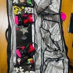 K2スノーボード板、swivelスノボブーツ【バラ売り可】