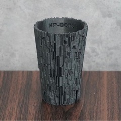 NPot 3Dプリンター鉢　ブラック　001S 植木鉢