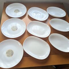 ヤマザキパン祭り☆白い皿☆カレー皿☆３種9枚