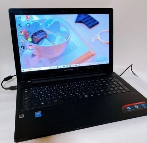 初期設定済み WEBカメラ/DVDつき ノートPC　500GB　Lenovo Core3