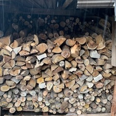 薪　薪ストーブ　広葉樹　乾燥済み　石川県白山市　軽トラック1台分満載