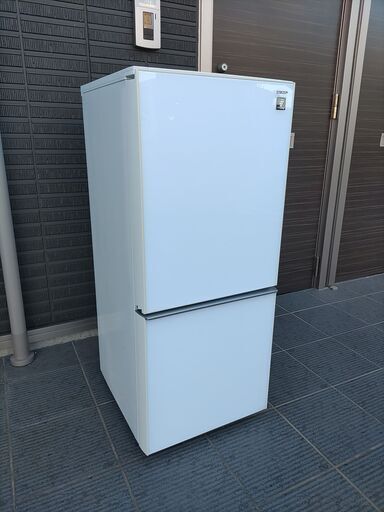 シャープ 冷蔵庫 SJ-GD14C-W ホワイト 白 つけかえどっちもドア 137L プラズマクラスター