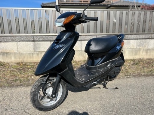 JOG.FIモデル☆60km/h出ます^_^セルモーター・プラグ・シートなど新品交換☆色々整備で快調ですよ☆50cc原付スクーター☆