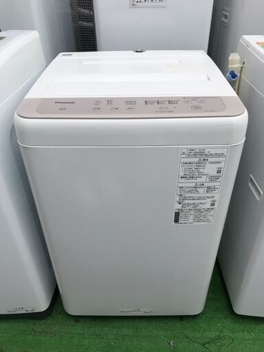 【FU725】★洗濯機  パナソニック NA-F60B15  2022年製 6㎏