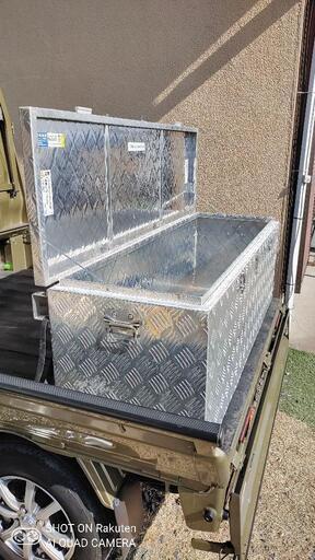 値下げしました軽トラ用アルインコのアルミBOX