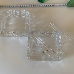 ガラス ベネチアン ワインカップ ホヤ小物入れ フラワーベース スワン 