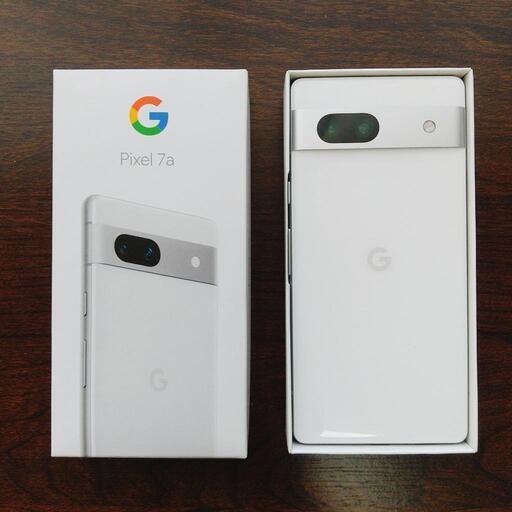 新品未使用】 Google pixel7a 128GB (Snow/ スノー/ 白)② (イルカ ...