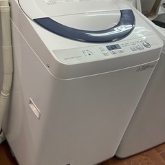 送料・設置込み可　洗濯機　5.5kg SHARP 2016年