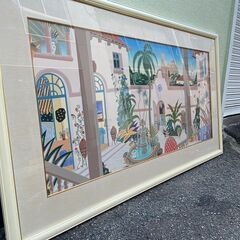 大阪⭐️エコマックス♻️「S250」 美品 トーマス・マックナイト 「ビエネスタコートヤード」 シルクスクリーン 大阪⭐️エコマックス♻️「S250」 美品 トーマス・マックナイト 「ビ