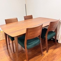 ダイニングテーブル×チェア4脚×カバーset(お取引き先決定)