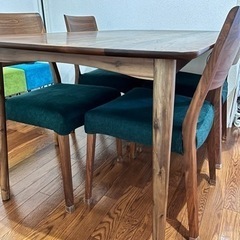 ダイニングテーブル×チェア4脚×カバーset(お取引き先決定)