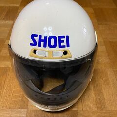【無料】「SHOEI製フルフェイルヘルメット 白 Mサイズ」（取...