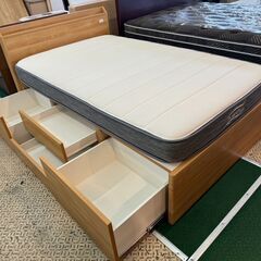 【愛品館八千代店】ニトリ　セミダブルベッド　Nスリープ　ハード02VB