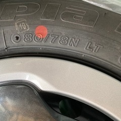 取引完了　145/80R12 LT 夏タイヤ、ホイール4本