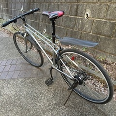 クロスバイク(シルバー)27インチ簡易整備済 クロスバイク(シルバー)27インチ簡易整備済