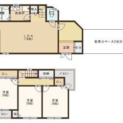 敷金礼金無しの初期費用格安築浅戸建てお探しなら！JR阪和線熊取駅・東佐野駅どちらも利用可能！ペット飼育可能の築浅駐車スペース2台付一戸建て！ - 泉佐野市