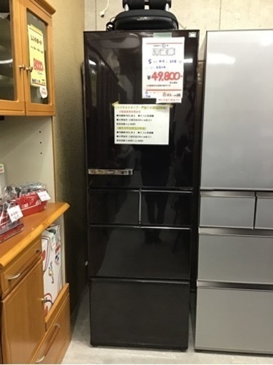 AQUA    ５ドア冷蔵庫　415L    2018年製　自動製氷有　中古品