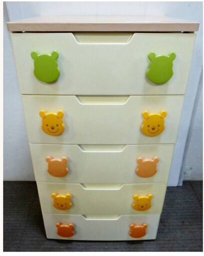アイリスオーヤマ　チェスト　5段　キッズチェスト　PHG-555H　くまのプーさん　ディズニー　収納ケース　かわいい