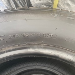265/65/17 ミシュラン夏タイヤ　プラド　ハイラックス等