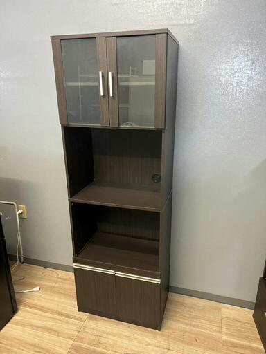 NITORI ニトリ レンジ台 ダークブラウン 食器棚 専用レンジ台 ニトリ