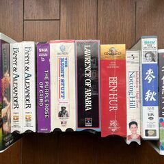 VHS映画ソフト（未開封新品あり）