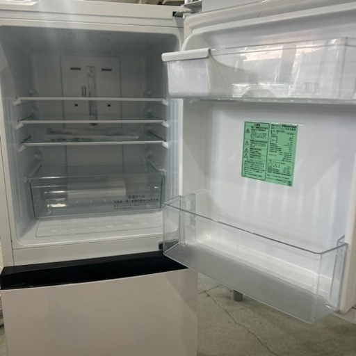 配達可【冷蔵庫】【ハイセンス】134L 2021年製☆6ヶ月保証付