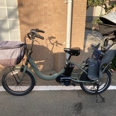 パナソニック電動自転車Gyuttoアニーズ　電子キー付き　チャイ...