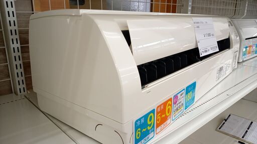 ★ジモティ割あり★ MITSUBISHI ルームエアコン MSZ-GE2216-W 2.2kw 16年製 室内機分解洗浄済み TJ4115