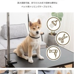 【ペット】折りたたみトリミングテーブル