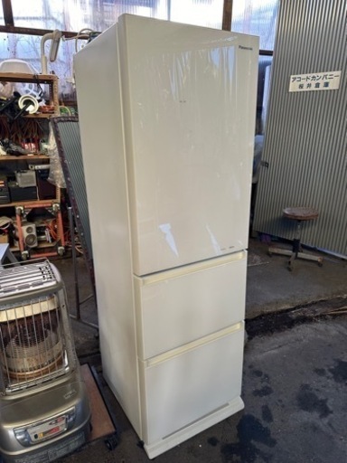 パナソニック 冷蔵庫 3ドア 365L NR-C37HGM 60日保証 フルフラットガラスドア エコナビ 自動製氷 日本製