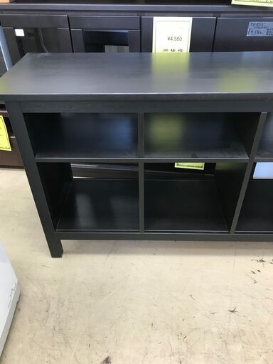 イケア IKEA コンソールテーブル ラック 収納ラック 収納ボックス BOX 棚 整理棚 オープンラック ブラック 黒 おしゃれ クリーニング済 堺市 石津【ジャングルジャングルサカイ石津店】 イケア IKEA コンソールテーブル ラック 収納ラック 収納ボックス BOX