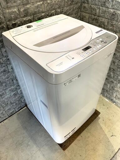 全国送料無料★3か月保証★洗濯機★シャープ★2019年★5.5㎏★ES-G55UC-N★S-336
