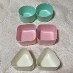 お弁当 小分け 保存容器 6個セット:小分けカップ:プラスチック製